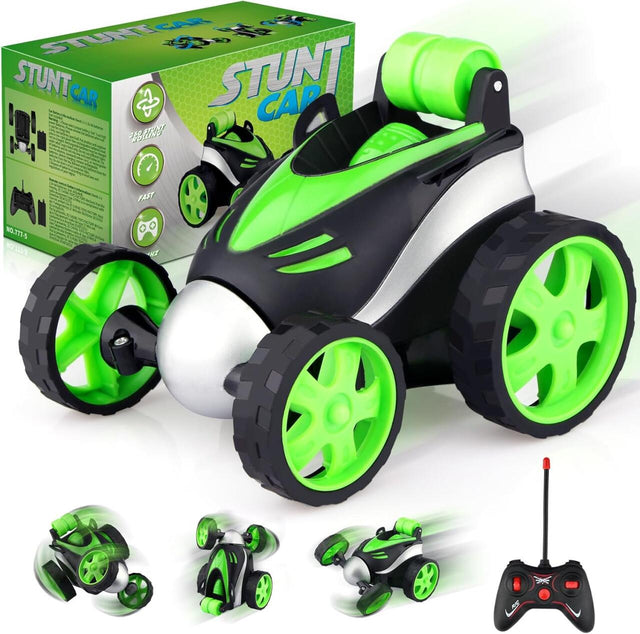 Coche teledirigido acrobático para niños