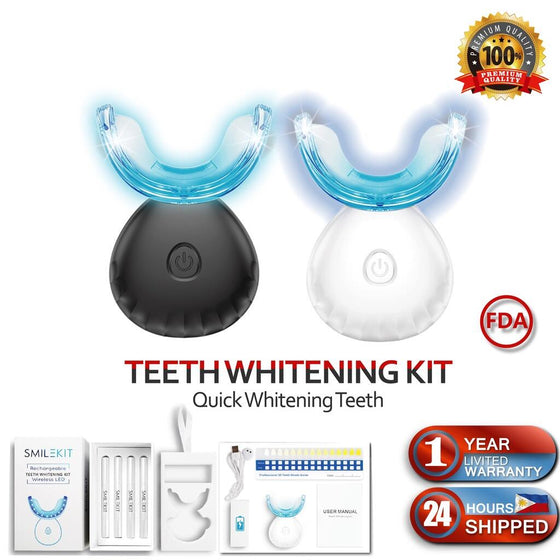 Kit blanqueamiento dental LED recargable