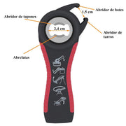 Abridor de frascos 4 en 1 ergonómico