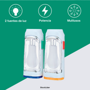 Linterna LED doble 5W 300lm compacta