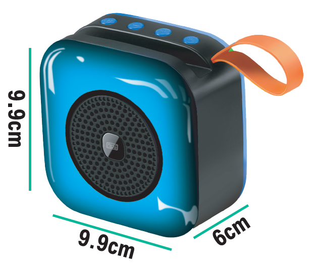 Altavoz RGB Bluetooth con luces LED