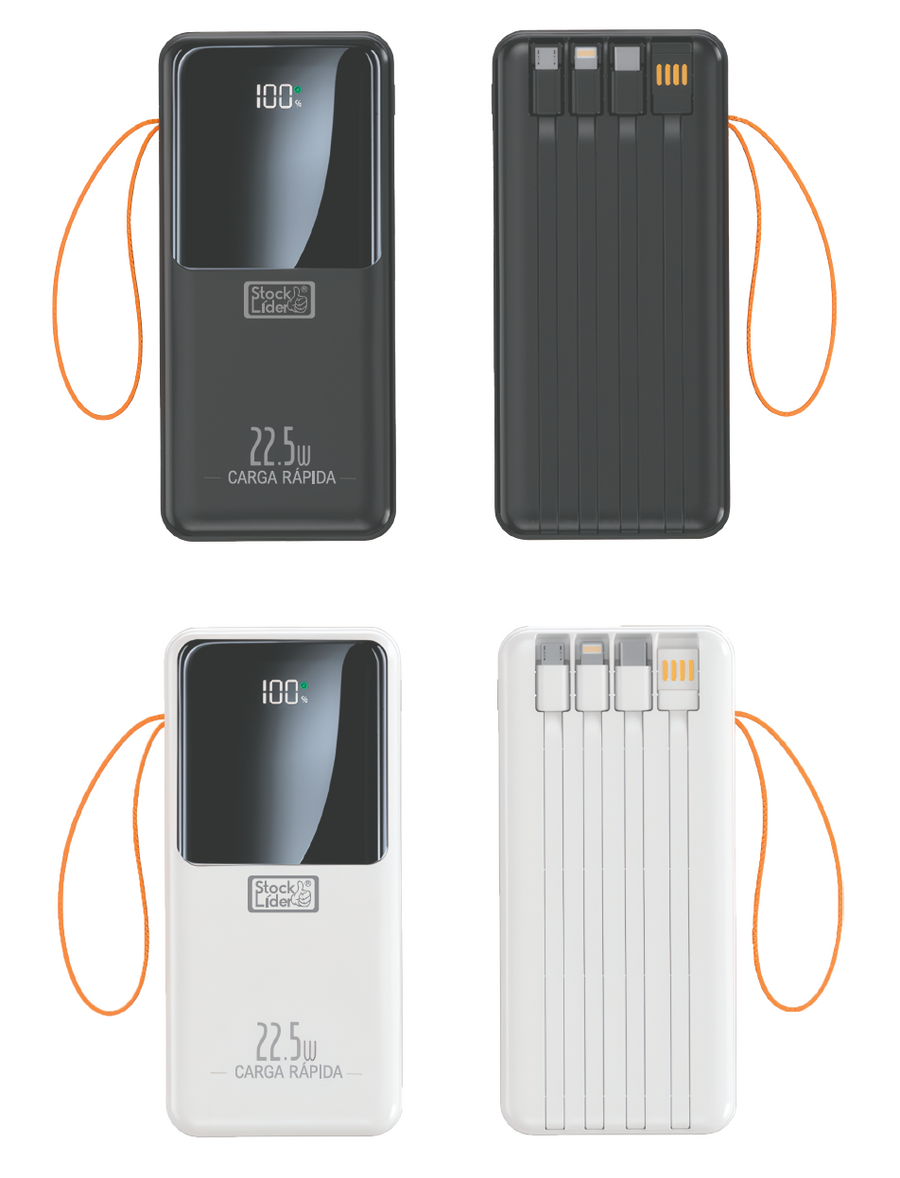 Powerbank carga rápida 30000 mAh