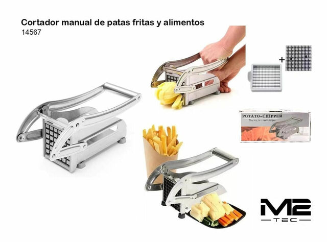 Cortador manual de patatas fritas