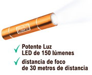 Linterna LED compacta de aluminio