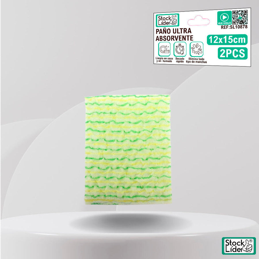 Paño ultra absorbente para limpieza rápida