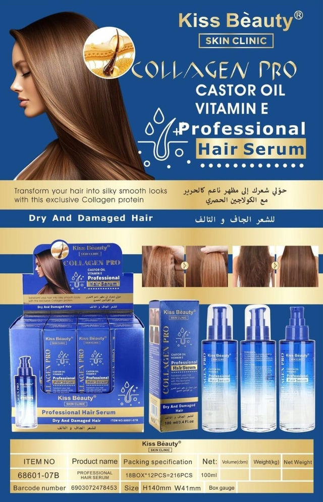 Sérum capilar ricino y vitamina E