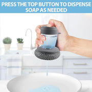Esponja para sartén con dispensador