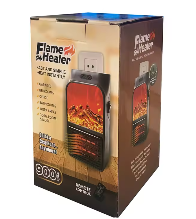 Calefactor enchufable portátil con mando