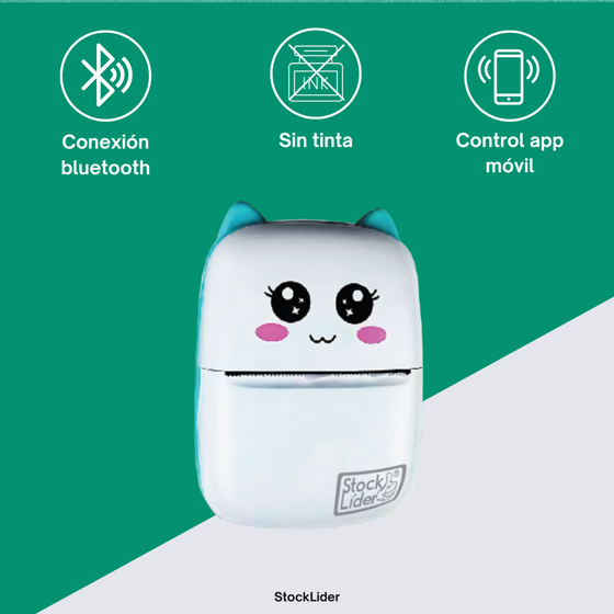 Impresora de bolsillo térmica Bluetooth