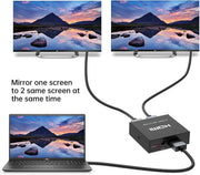 Divisor HDMI 4K 1x2 para dos pantallas