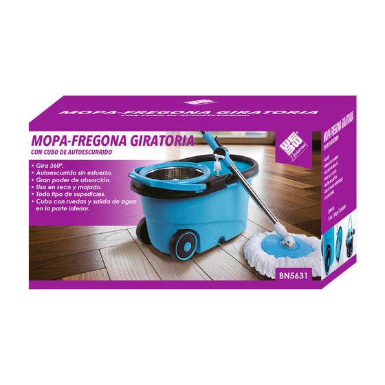 Fregona mopa giratoria 360 con cubo