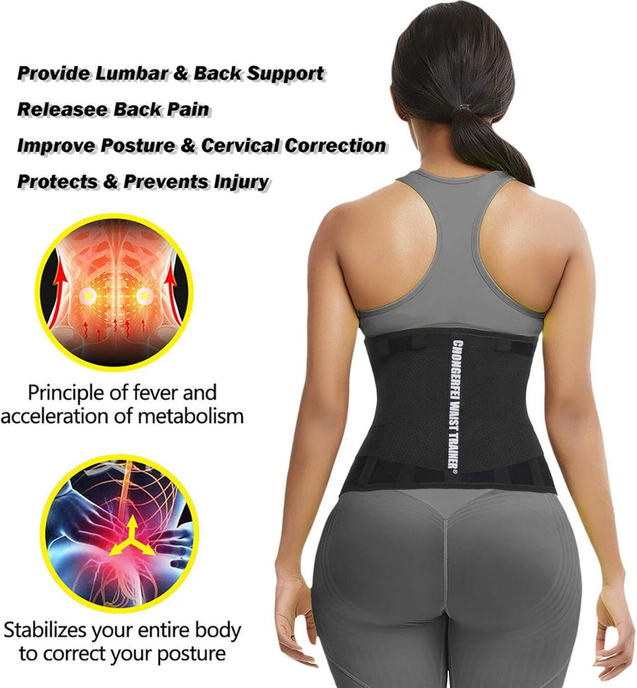 Faja moldeadora entrenamiento y soporte lumbar