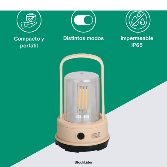 Lámpara de camping LED portátil IP65