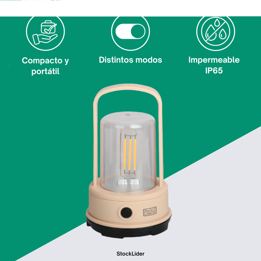 Lámpara de camping LED portátil IP65