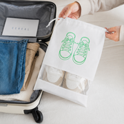 Bolsa para zapatos impermeable y compacta