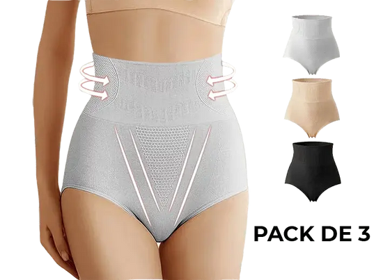 Bragas faja push up pack 3 sin costuras
