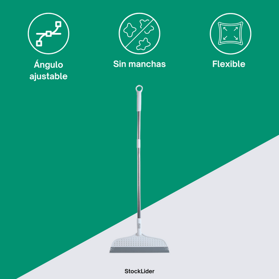 Escoba de silicona multiusos para hogar