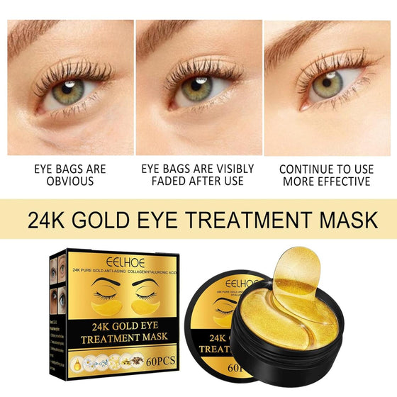 Parches de Oro 24K para Ojos