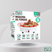 Máquina de fondue compacta para chocolate