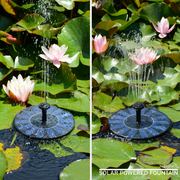 Fuente solar flotante para jardín y estanque
