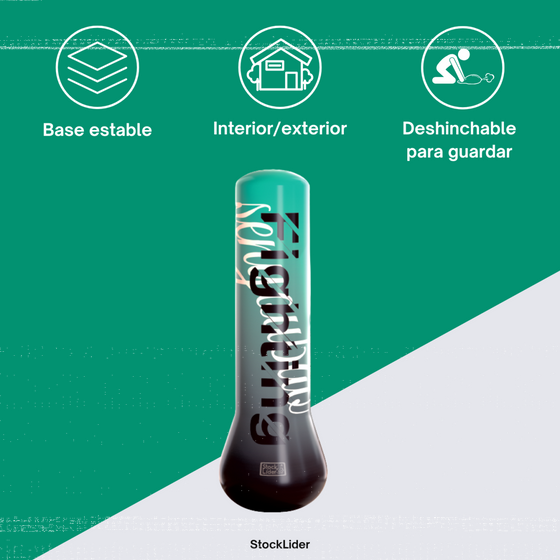 Saco de boxeo hinchable 360° para casa