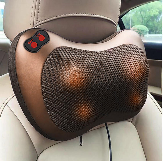 Cojín masaje shiatsu con calor portátil