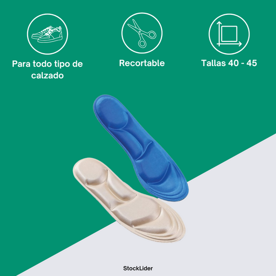 Plantillas recortables hombre cómodas