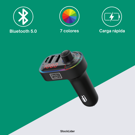 MP3 para coche Bluetooth 5.0 manos libres