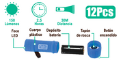 Linterna LED 9 LEDs compacta y práctica