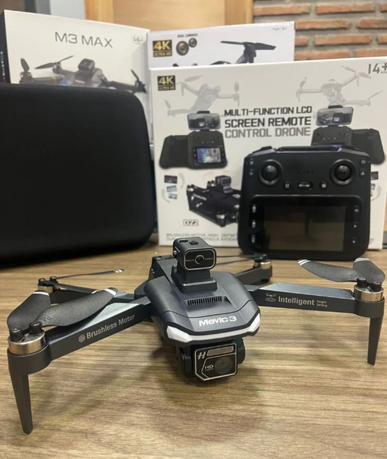 Dron D23 4K con 3 baterías y doble cámara