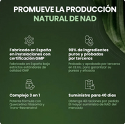 NAD+ Complex liposomal con NR y Resveratrol