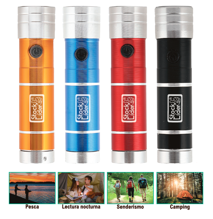 Linterna LED compacta y potente