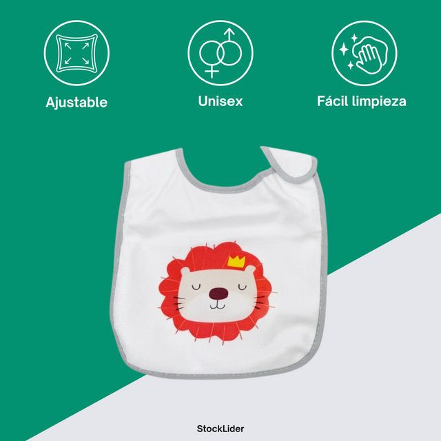 Baberos para bebé ajustables y cómodos
