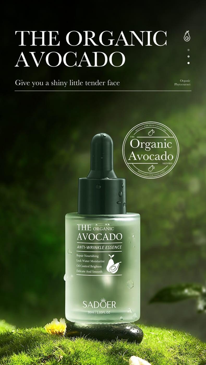 Esencia antiarrugas de aguacate orgánica