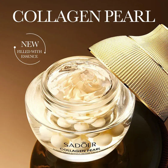 Crema facial reparadora con perla elástica