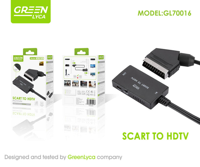 Convertidor SCART a HDMI 1080p