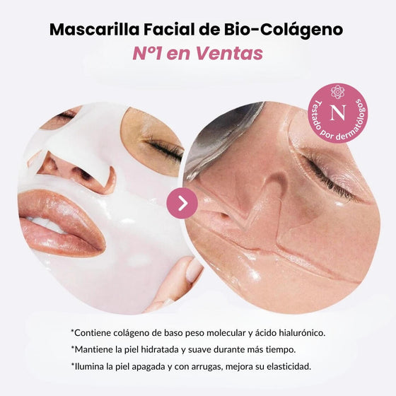Mascarillas Biocolágeno para piel luminosa
