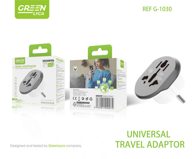 Adaptador de Enchufe Universal de Viaje