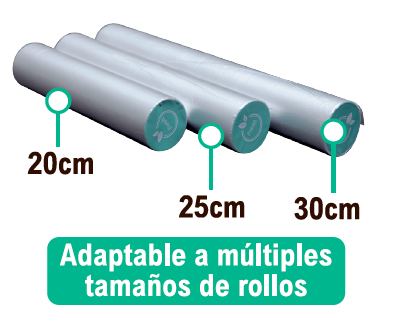 Portarollos multifunción para cocina