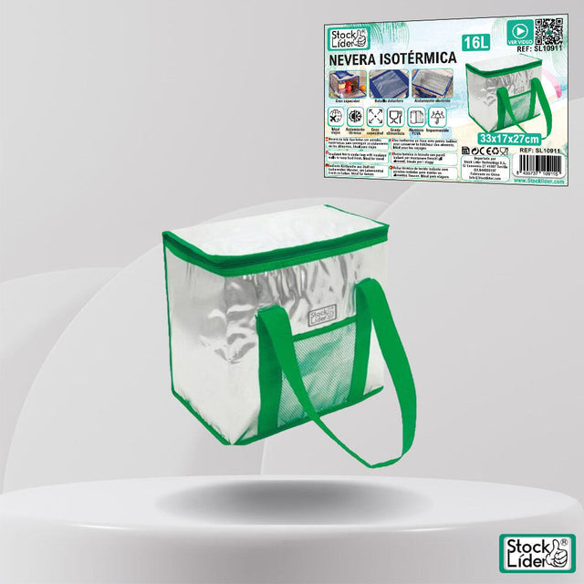Nevera isotérmica 16L para playa y picnic