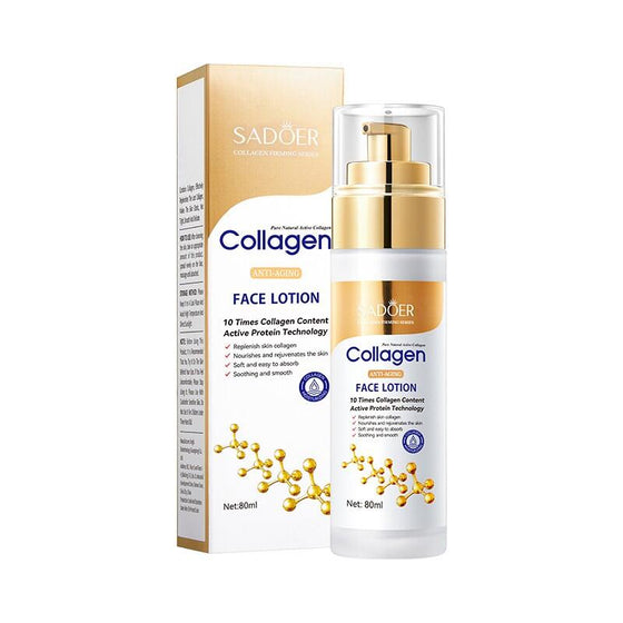 Loción facial antiedad con colágeno puro