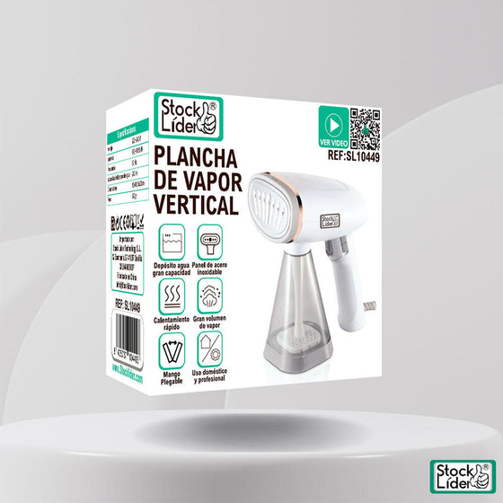 Plancha de vapor vertical portátil