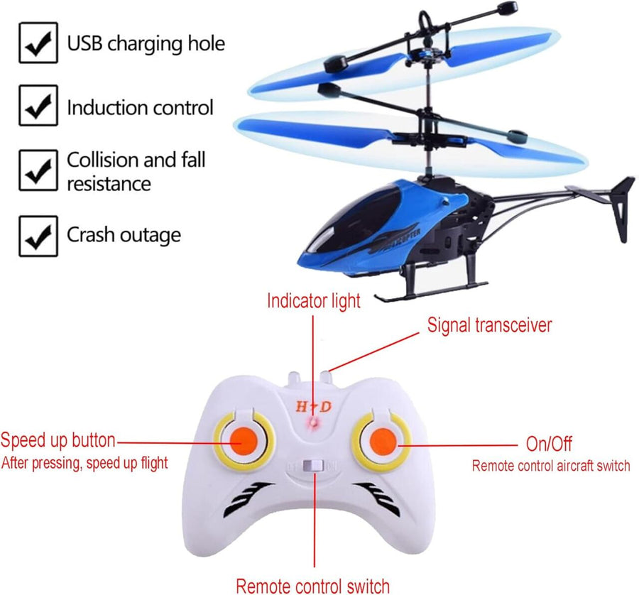 Mini Helicóptero Radiocontrol para Niños