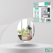 Espejo adhesivo flexible para pared