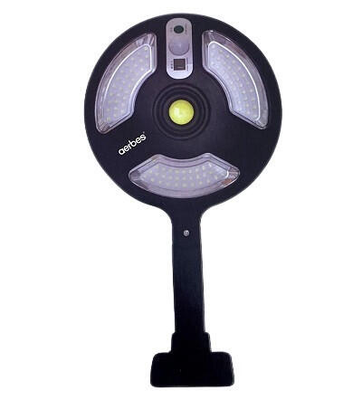 Lámpara solar con mando para exterior