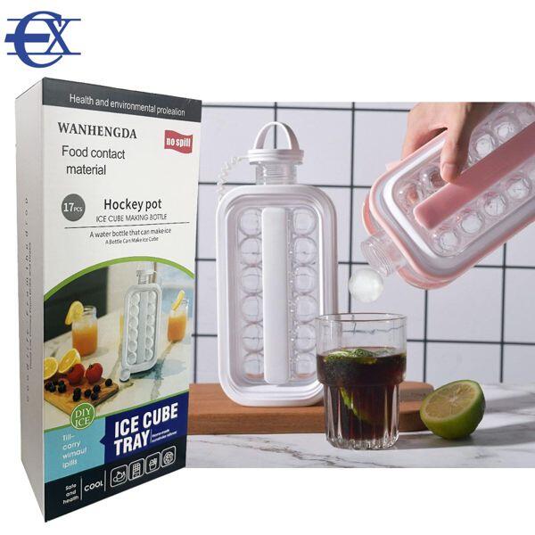 Botella molde para hielo reutilizable