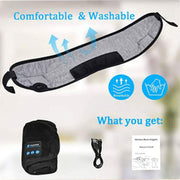 Antifaz con auriculares Bluetooth para dormir