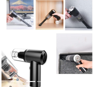 Aspirador portátil para coche compacto