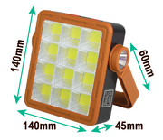Lámpara solar multifunción portátil LED