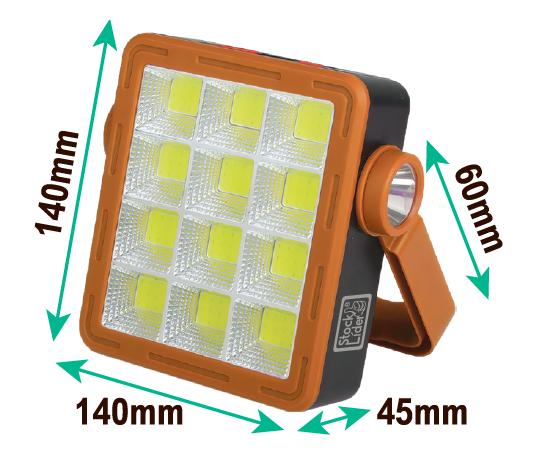 Lámpara solar multifunción portátil LED